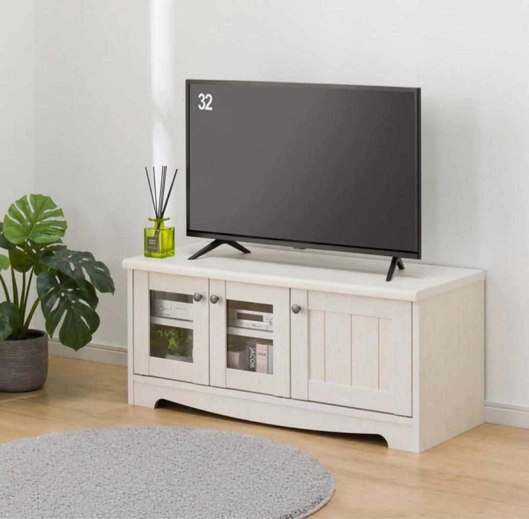 ニトリ　テレビ台　ローボード　リズバレー SLM90 WH