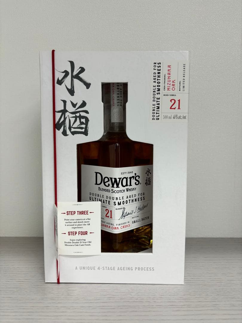 デュワーズ ダブルダブル 21年 ミズナラ