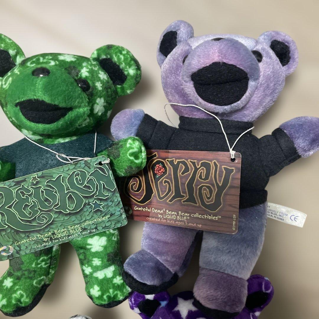 Grateful Dead Bear デッドベア　ビーンベア　ぬいぐるみセット