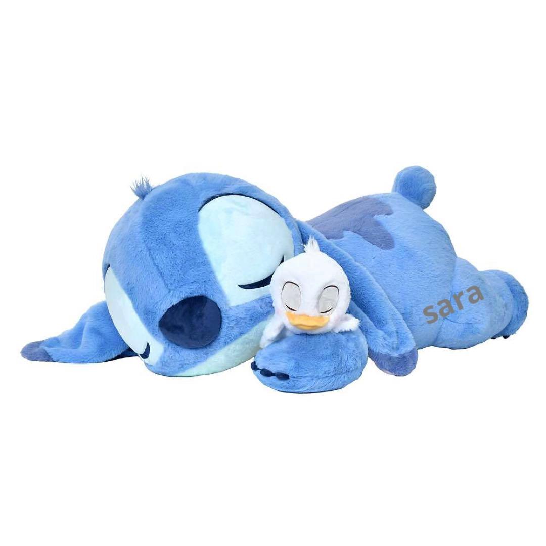 スティッチ 87cm ぬいぐるみ スーパービッグ　特大　アヒル　スティッチの日