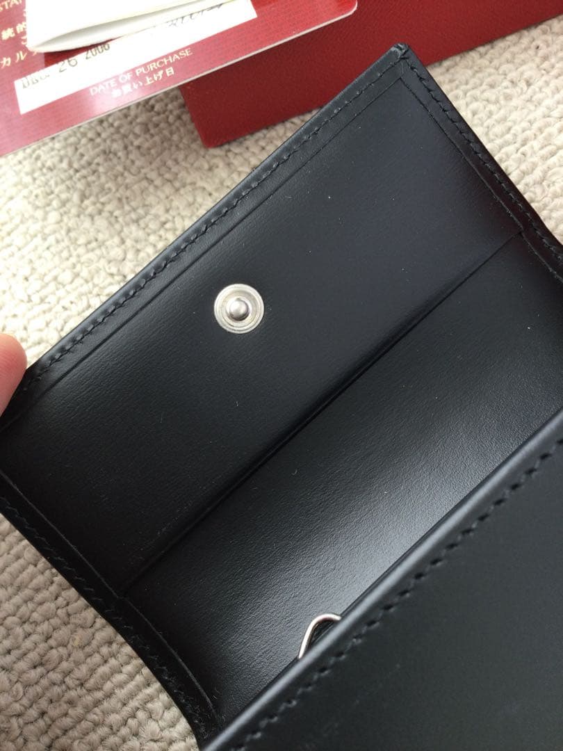 正規品 カルティエ Cartier 黒 レザー キーケース