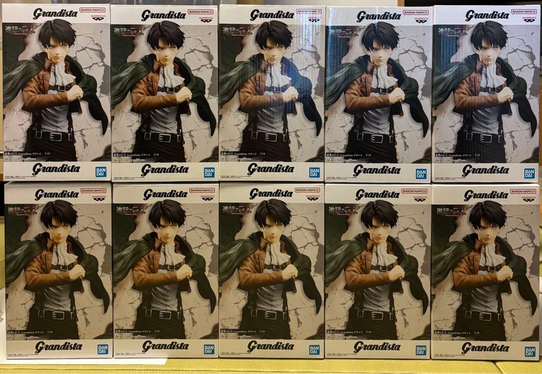 進撃の巨人grandista リヴァイ　フィギュア