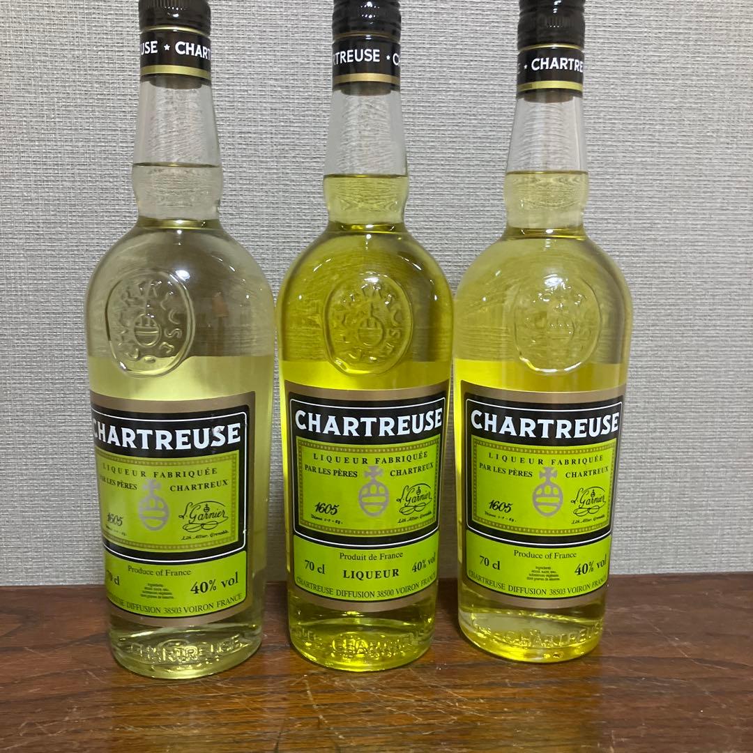 シャルトリューズ ジョーヌ700ml 40% 3本