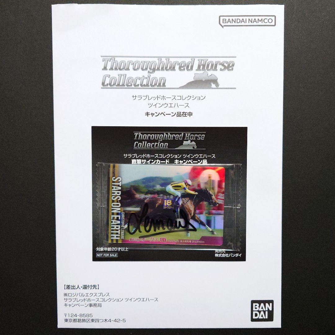サラブレッドホースコレクション 当たり あたり 直筆サイン スターズオンアース