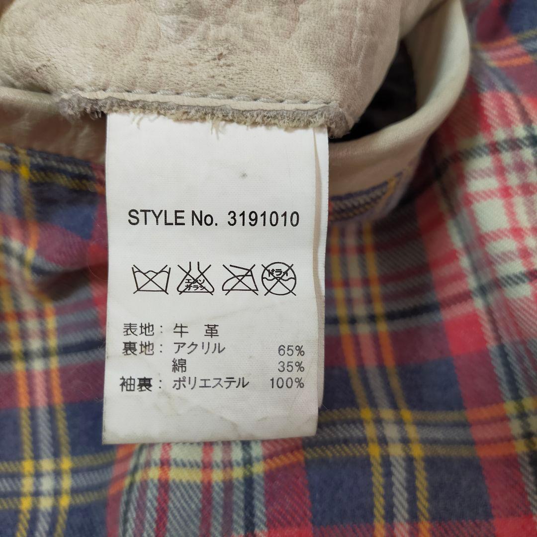 SCHOTT　L　クラッシックレーサーシングルライダースジャケット