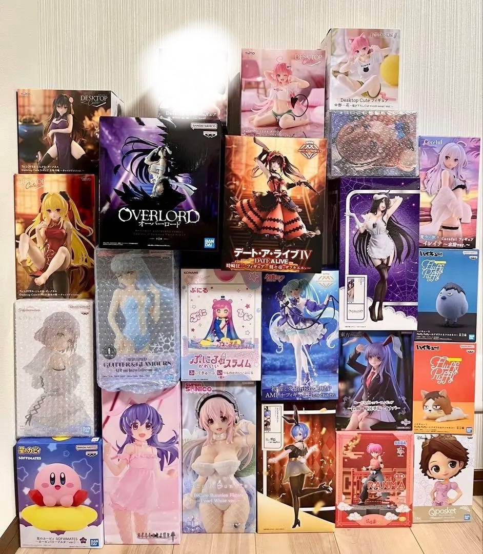 最新作　美少女　フィギュア　プライズ　まとめ売り　AMP 狂三　初音ミク　海夢