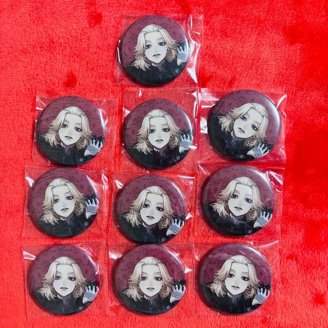 東京リベンジャーズ AU スーツver.　缶バッジ　佐野万次郎 10点