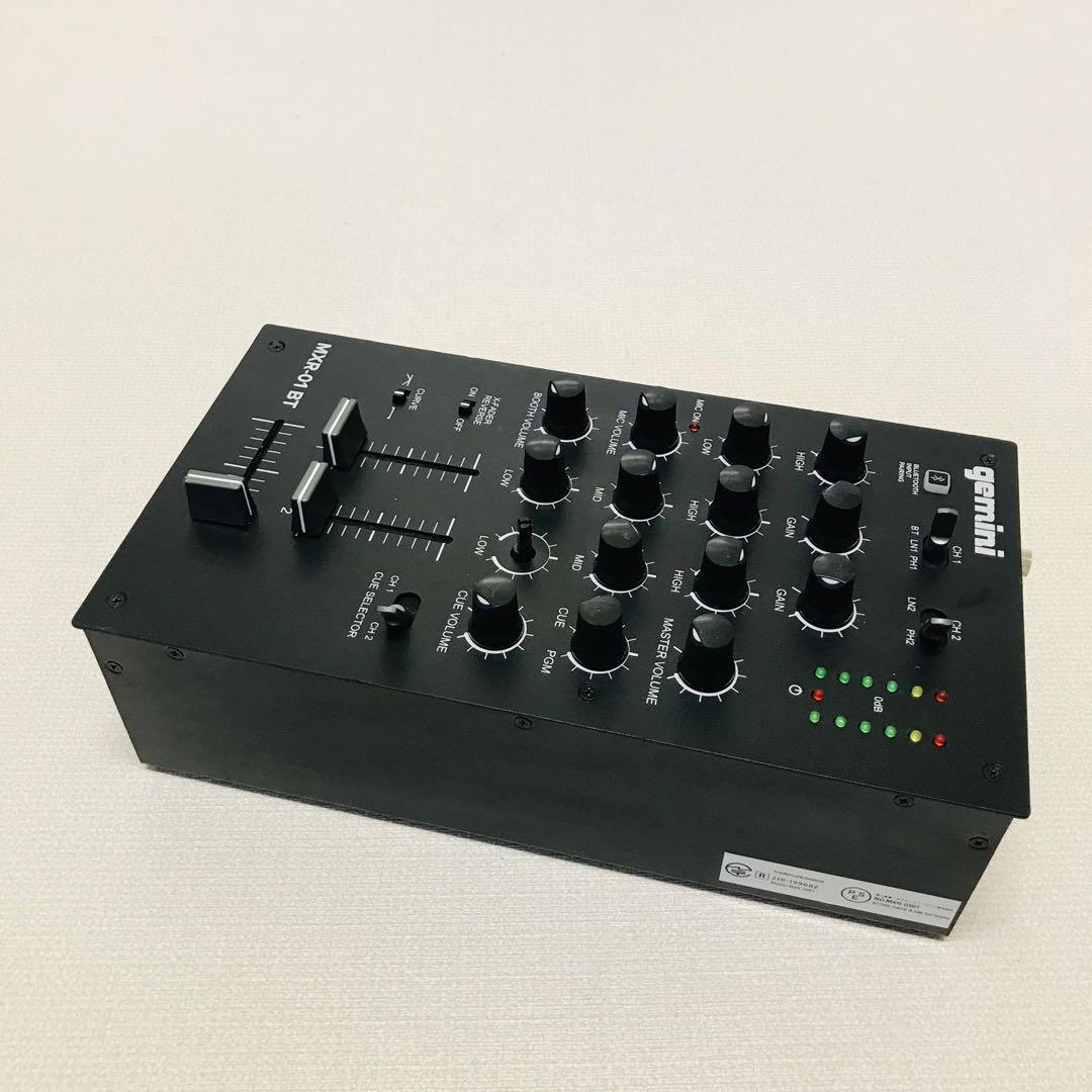 【美品・初心者にも最適】gemini MXR-01 BT DJミキサー