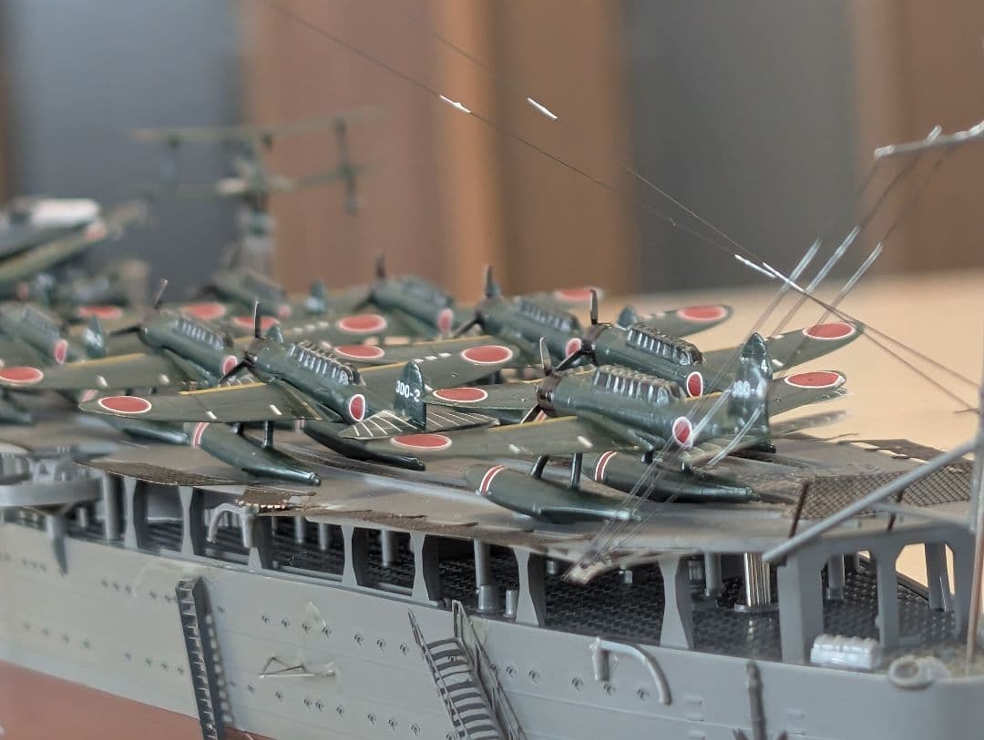 旧、日本海軍　航空巡洋艦　最上　1/350スケール　タミヤ