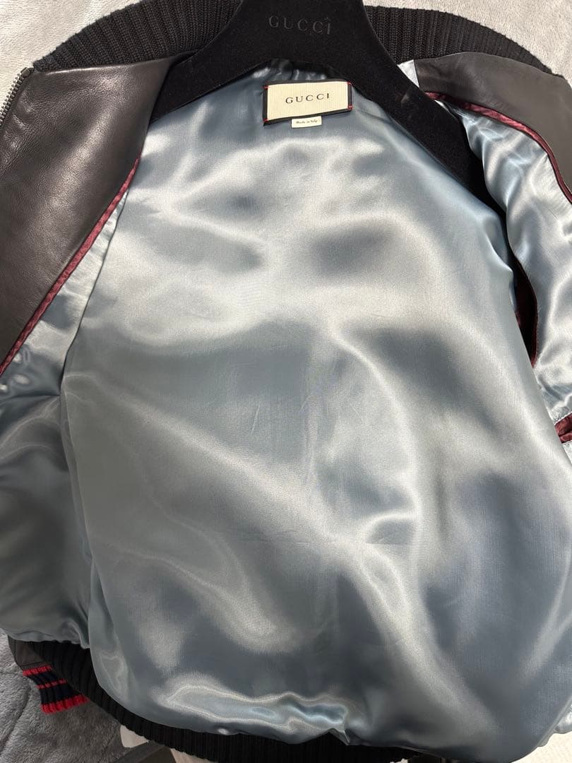 H*i様 GUCCI ライダース　レザージャケット