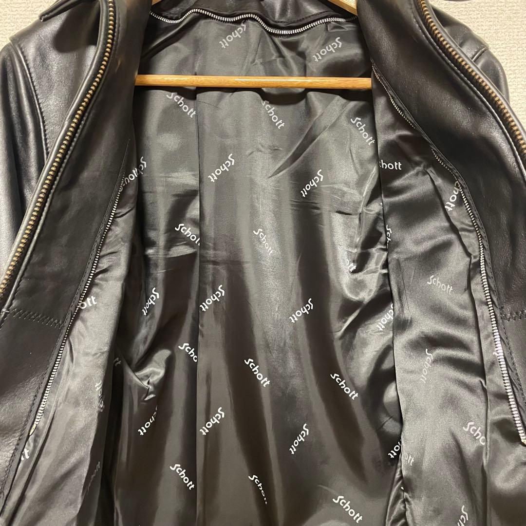 USA製 SCHOTT ショット AT101 シングルライダース サイズ34