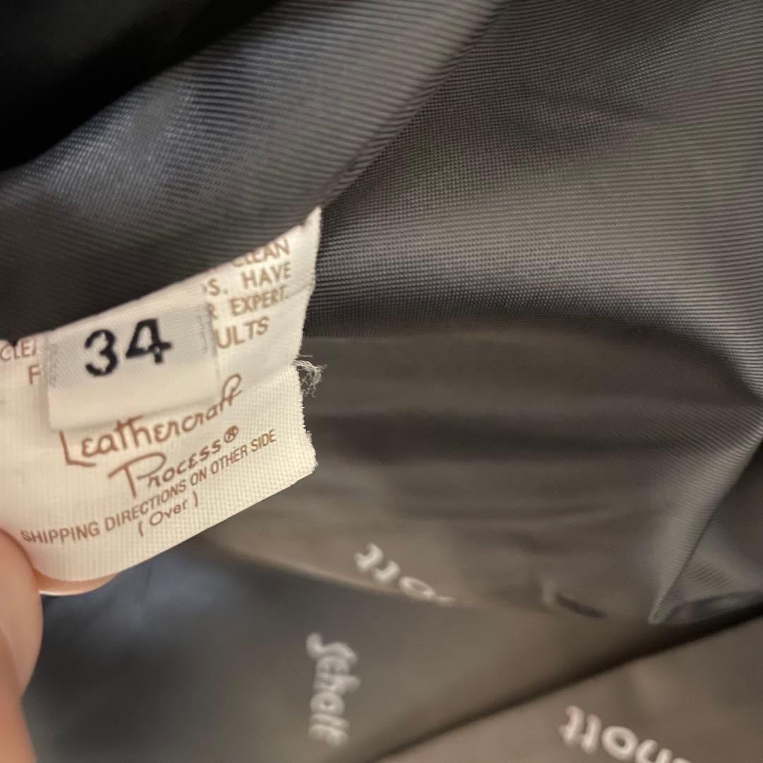 USA製 SCHOTT ショット AT101 シングルライダース サイズ34