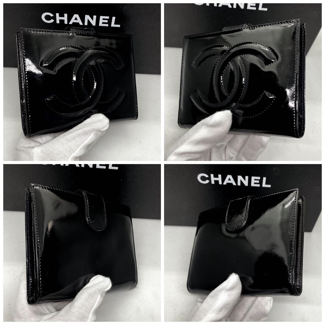❤️人気CHANEL❤️定価の半額以下‼️限界価格‼️CHANEL❤️折財布❤️エナメル
