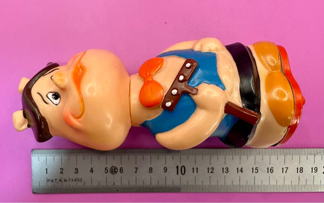 虫プロ悟空の大冒険 猪八戒 ゼンマイ走行ソフビ人形デッドストック未使用箱入米澤