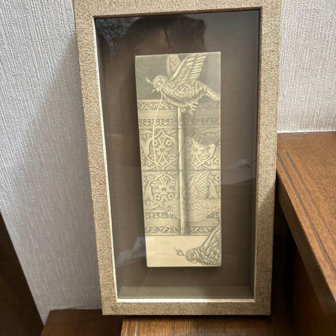 シルバーポイント　銀筆画