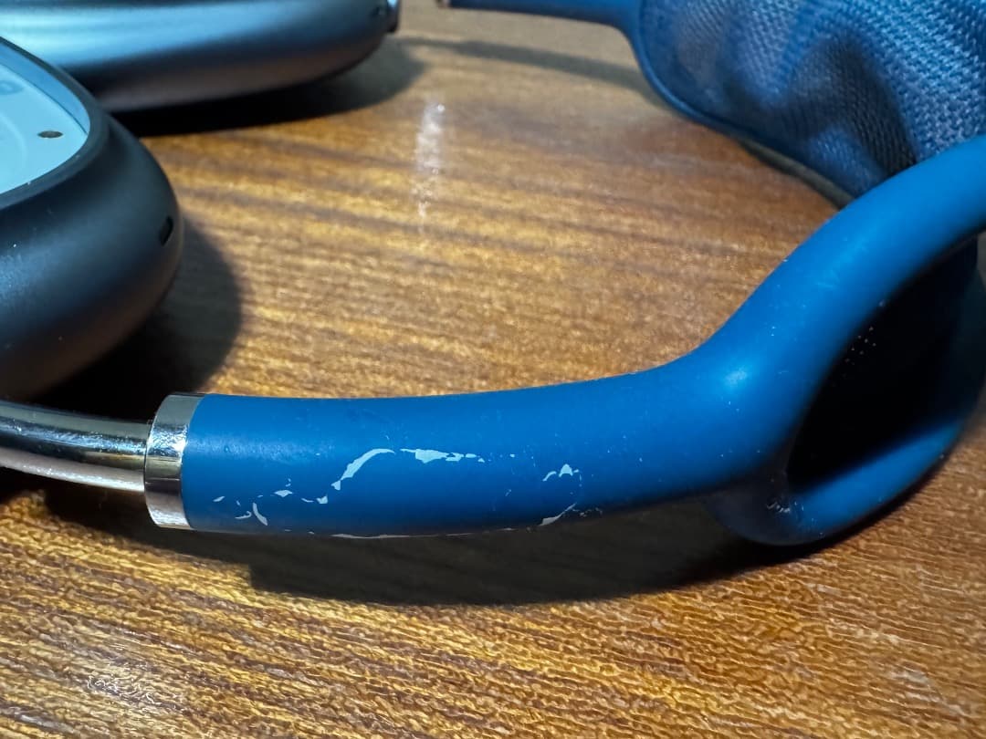 ジャンク　Apple AirPods Max ワイヤレスヘッドホン スカイブルー