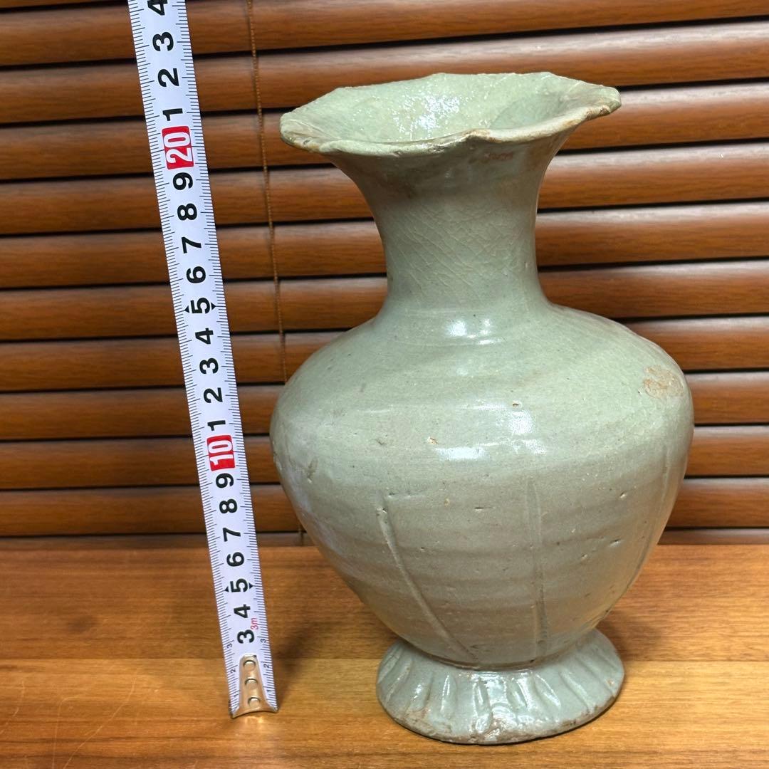 宋時代　中国青磁　中国から持って帰った希少な壺