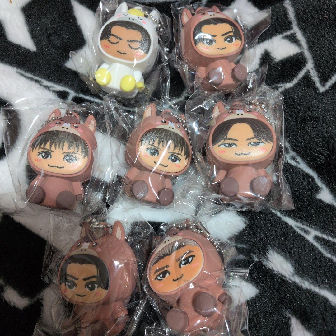 JSB3 午年着ぐるみキーホルダー 7個セット