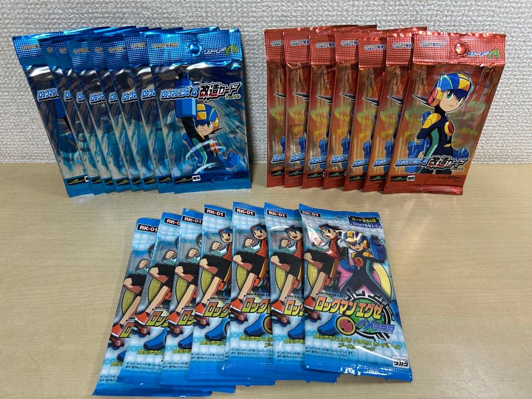ロックマンエグゼ　改造カード　ブースターパック　3種23パック　未開封