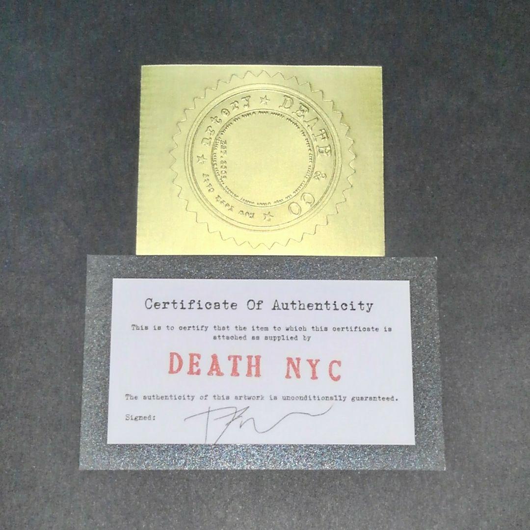 DEATH NYC　モナリザ　ガスマスク アートポスター　極美品／未使用