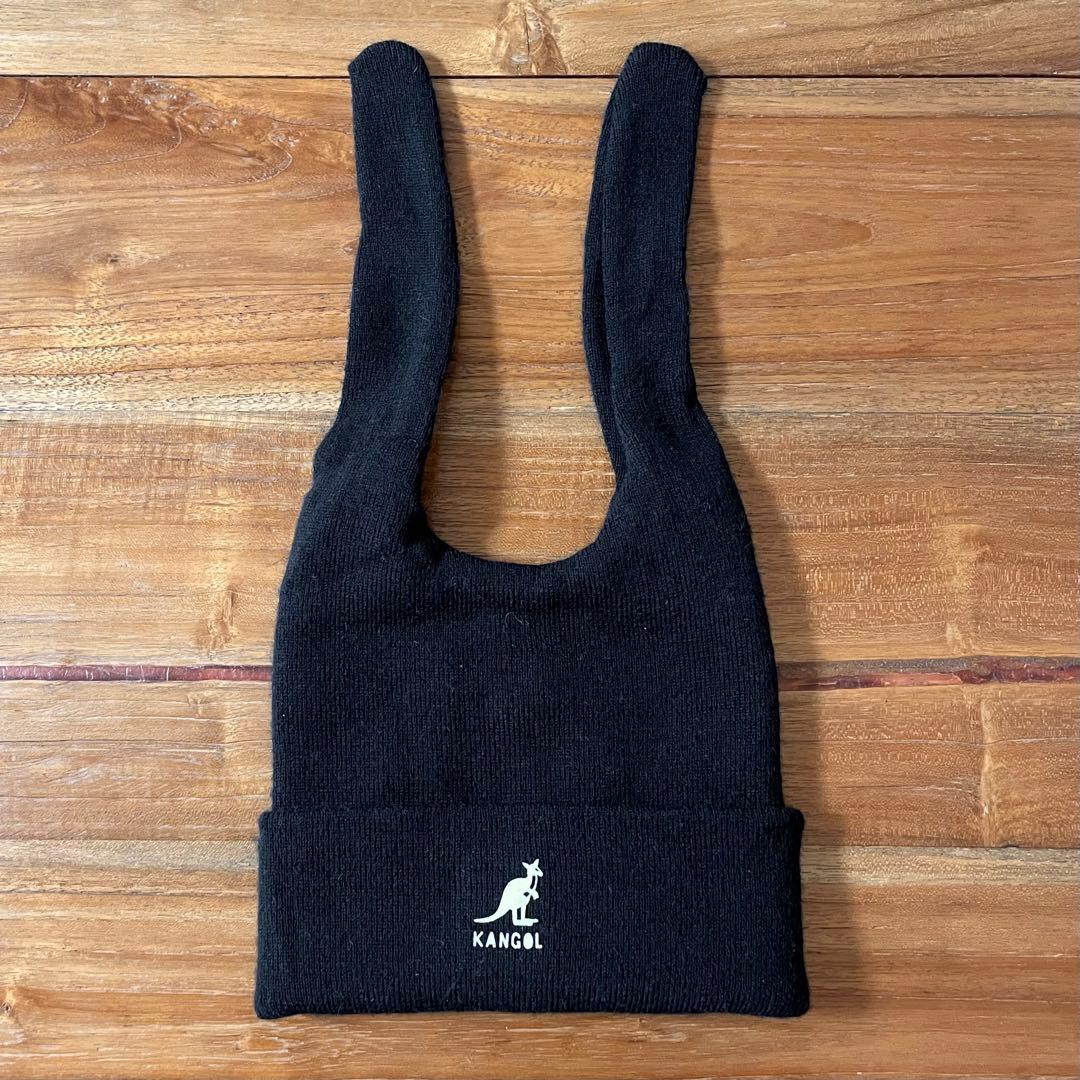 90's イギリス製 KANGOL ウサギ耳 ニット帽