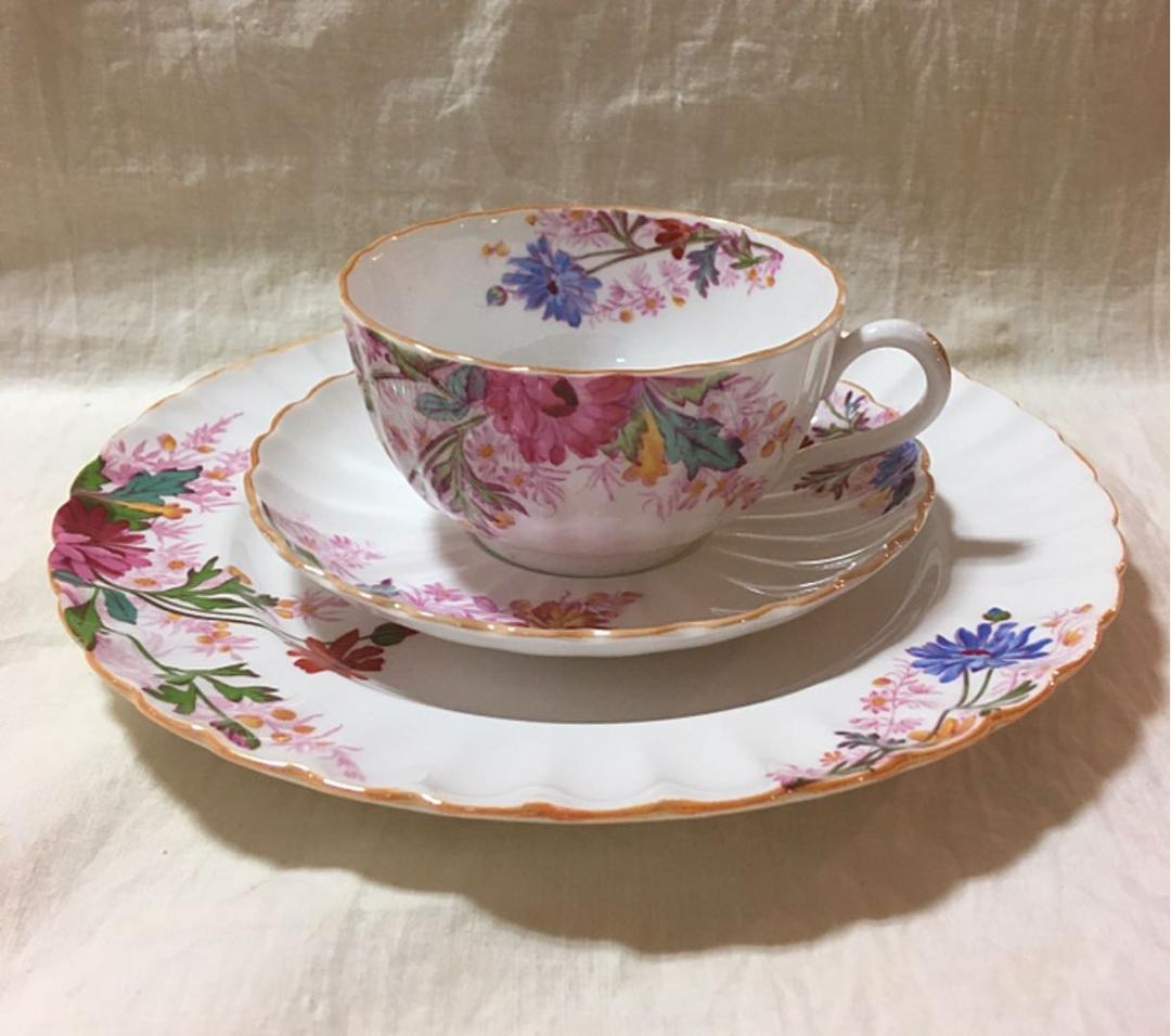 スポード　チェルシーガーデン　トリプル　カップ＆ソーサー