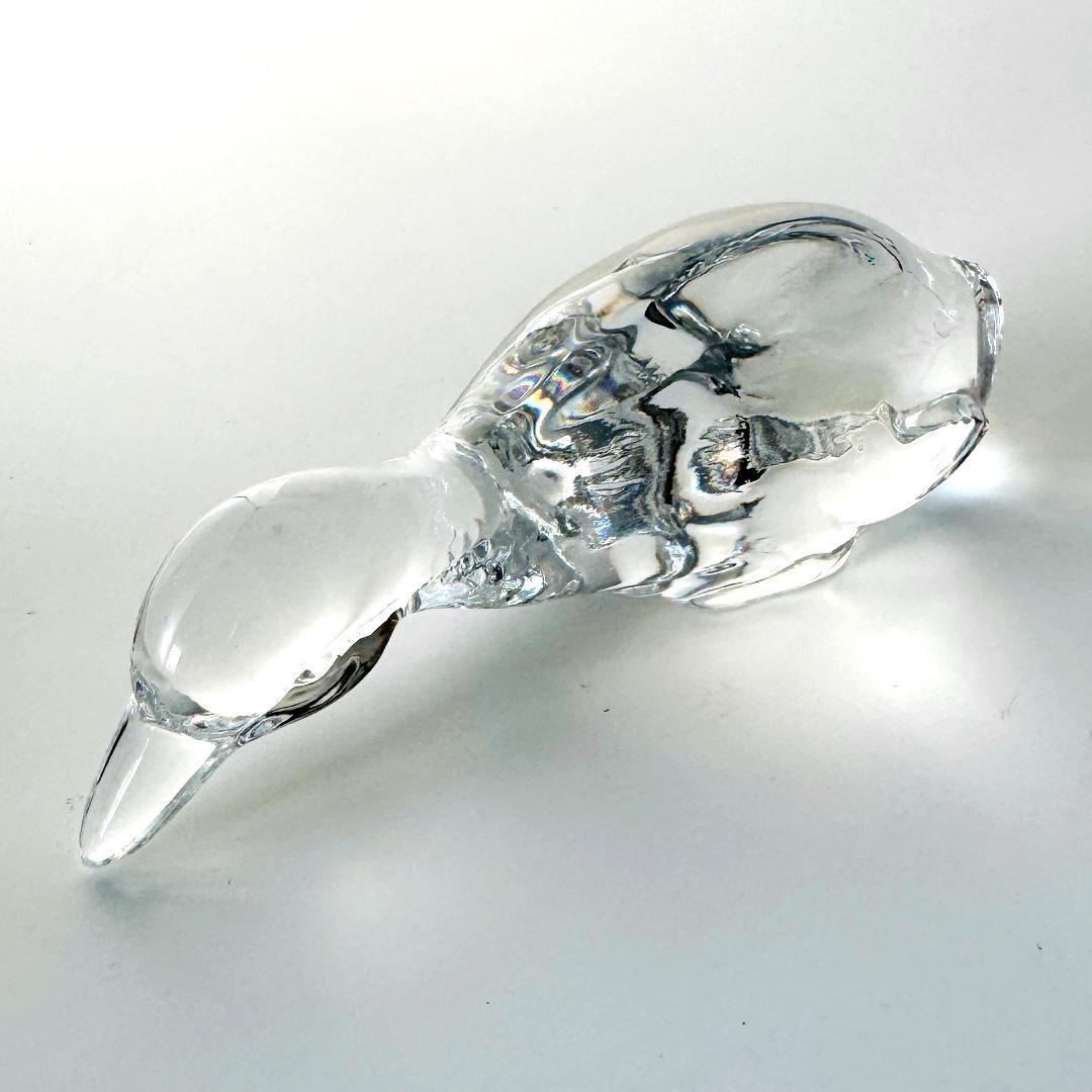 【バカラ】動物 カモ 置物 インテリア★美品★金運