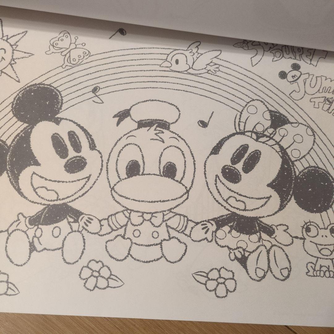 シール付きぬりえおえかきブック