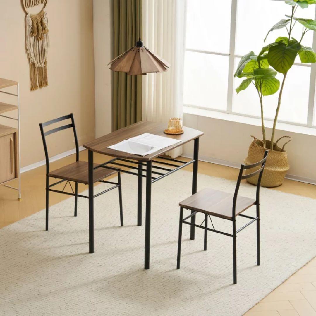 ダイニングテーブルセット　2人掛け　テーブル　チェア