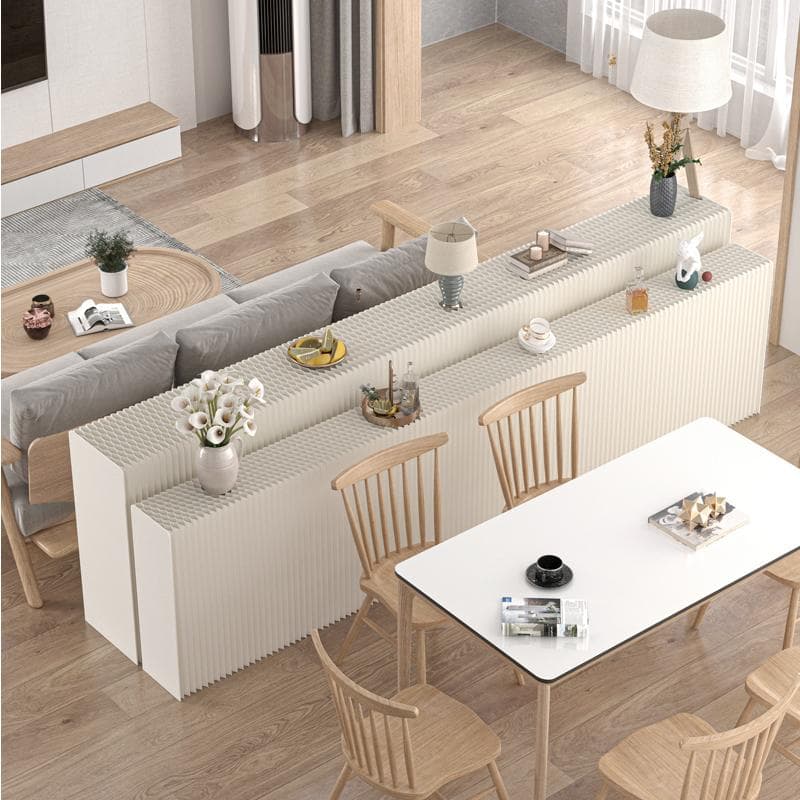 ディスプレイラック展示台セット 陳列台組立不要 折りたたみ長さ3-4ｍ幅42㎝