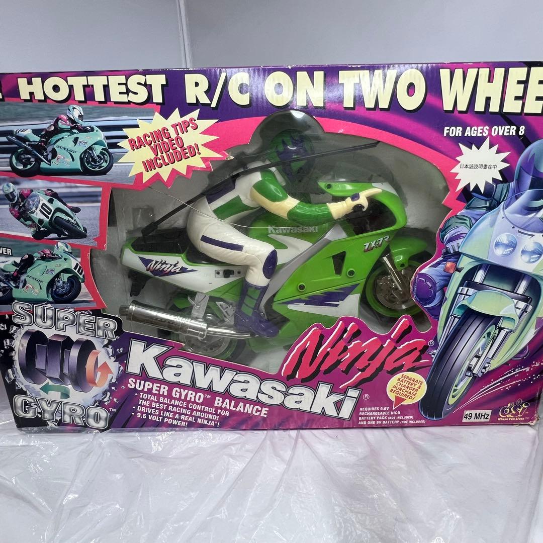 動作確認済 Kawasaki Ninja RCバイク スーパージャイロ ラジコン