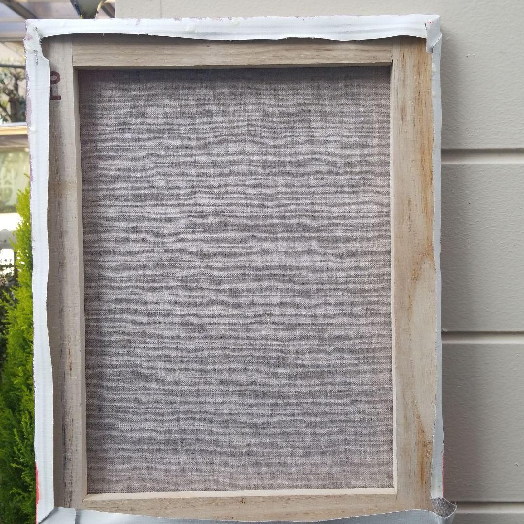 油絵　専用　透明感のある花瓶のお花　抽象画