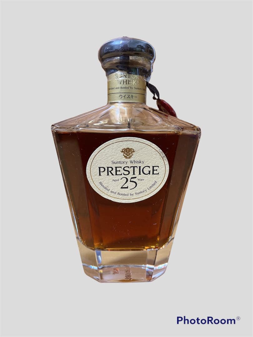 【希少】サントリープレステージ25年　限定品　ウイスキー　木箱付き