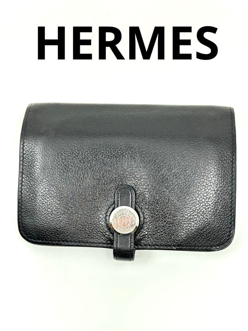 エルメス　ドゴン コンパクト財布 ケース 財布(368-135)