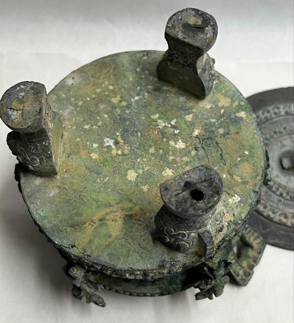 中国春秋時代の青銅器　 王子午鼎　中国古玩