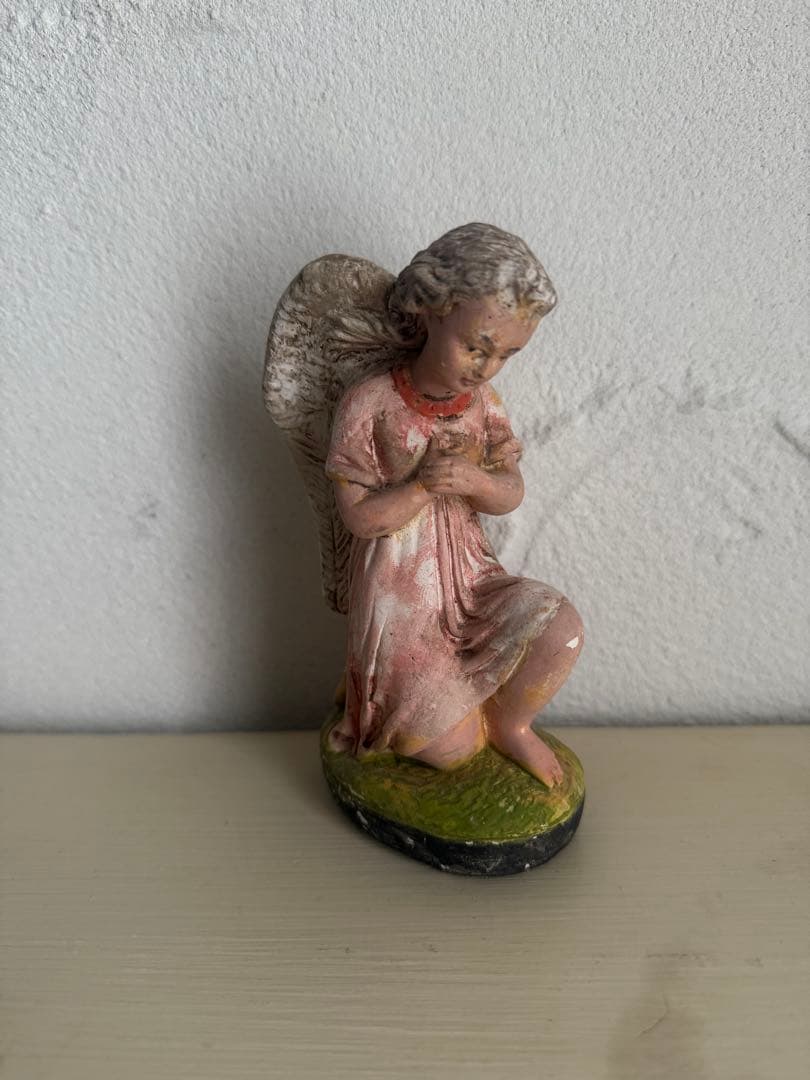 値下げ⭐︎アンティーク　祈りの天使の像　石膏
