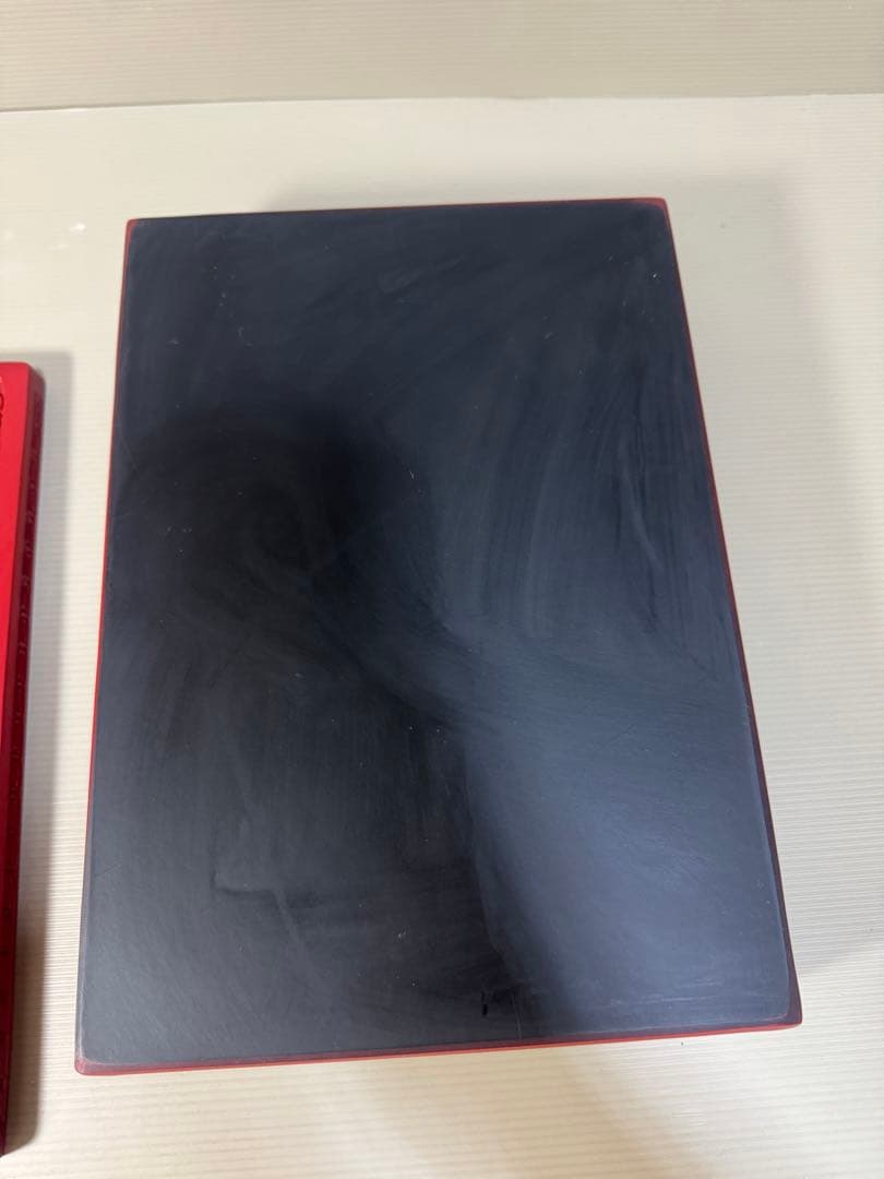 2266  昭和レトロ 仙台堆朱 漆塗り 筆箱 文箱 小物入れ 未使用