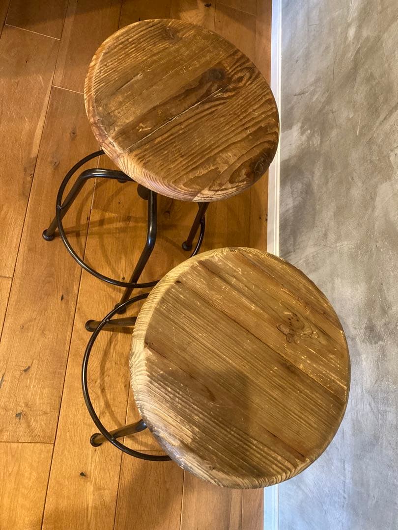 値下げ　クラッシュゲート　ノットアンティークス　スツール　2脚