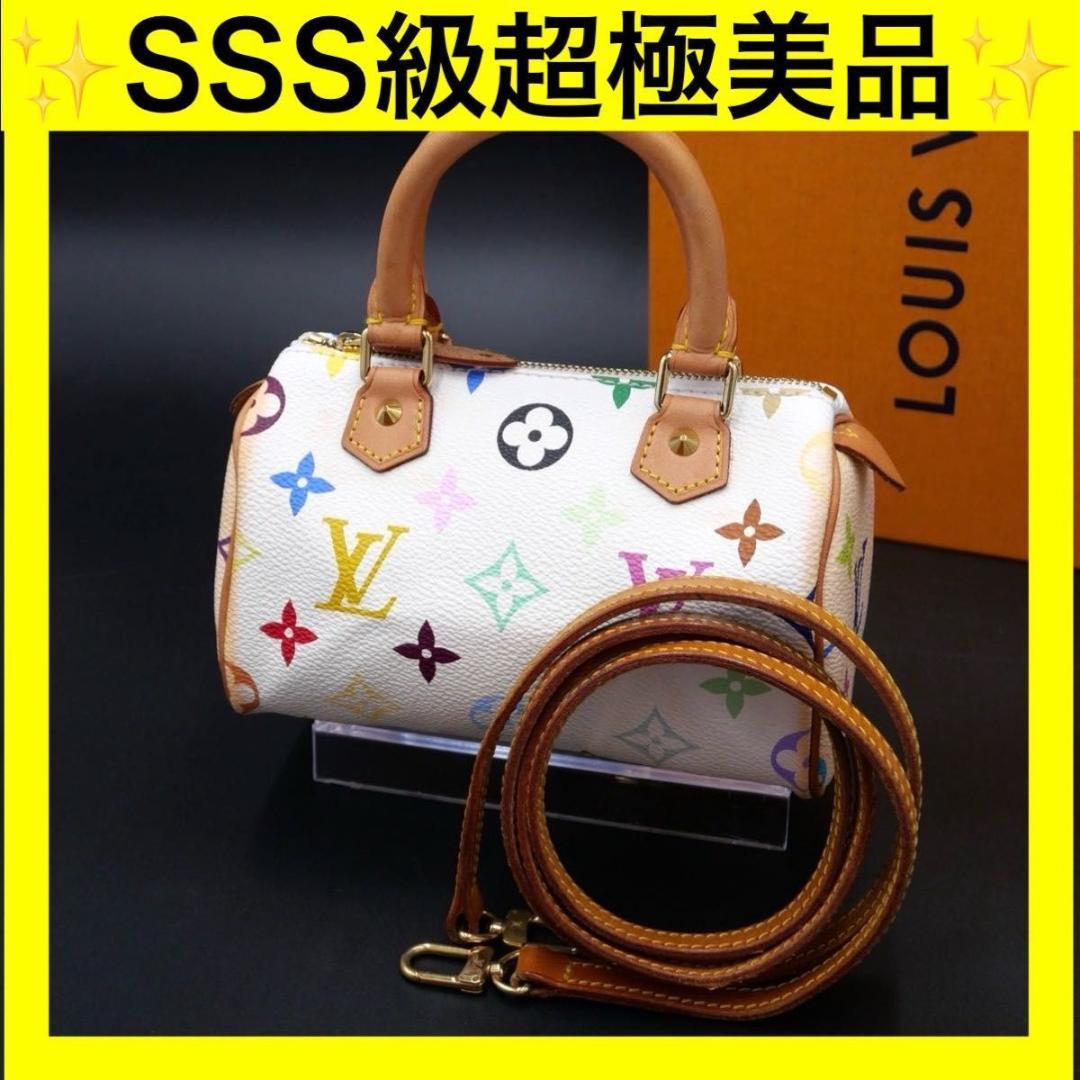 ルイヴィトン マルチカラー ミニスピーディ ハンドバッグ ショルダーバッグ
