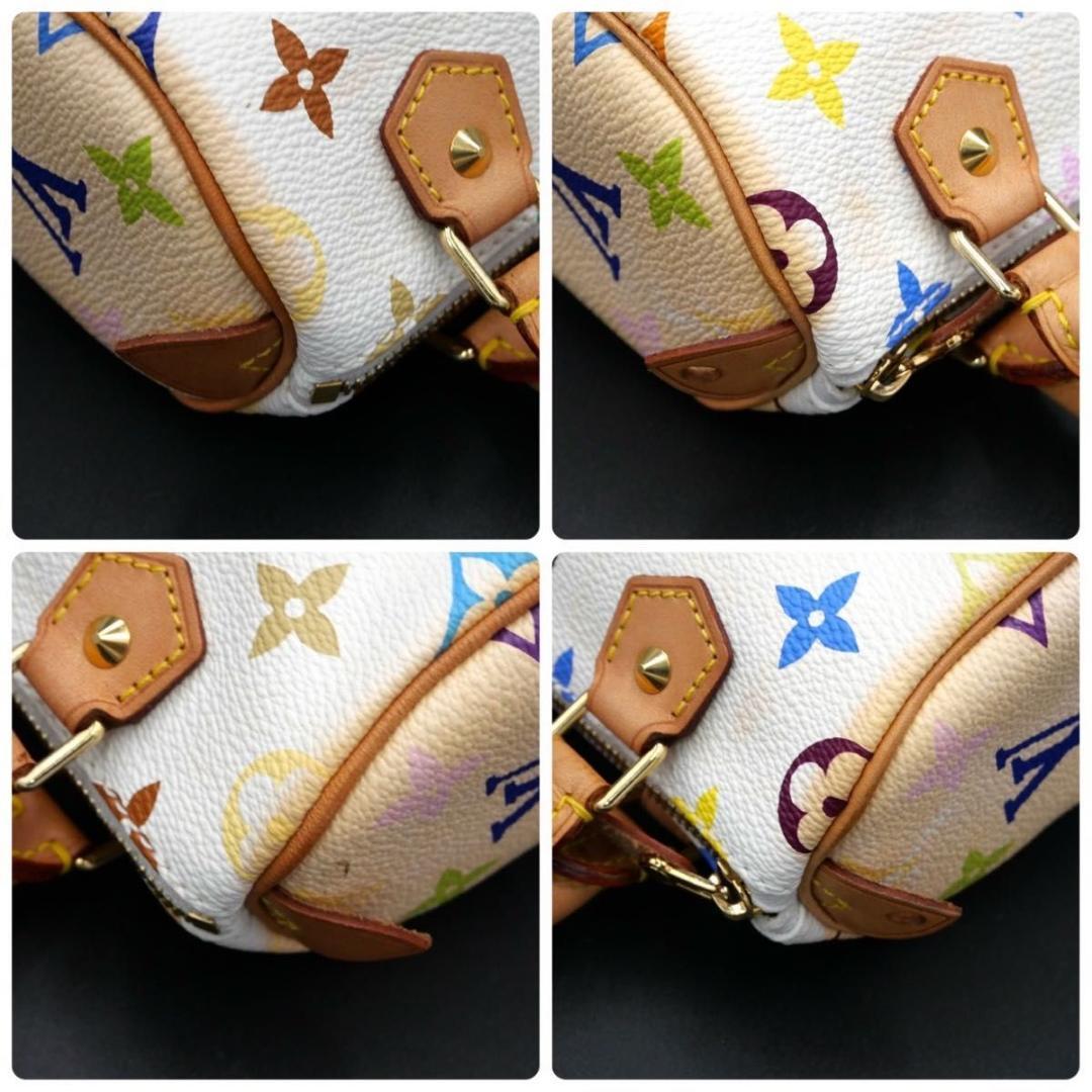 ルイヴィトン マルチカラー ミニスピーディ ハンドバッグ ショルダーバッグ