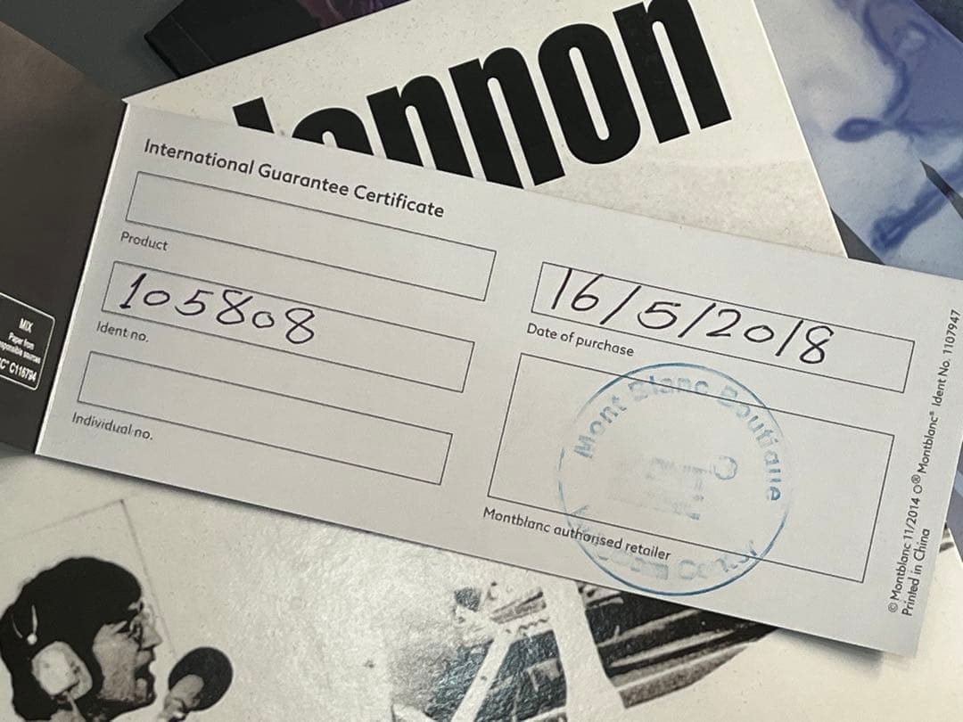 ◾️希少/レア◾️モンブラン ジョンレノン スペシャルエディション ボールペン EP