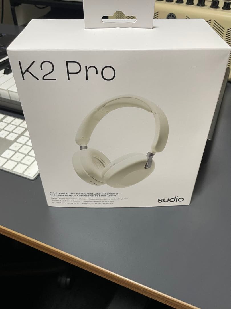新品☆未使用 Sudio K2 Pro ワイヤレスヘッドホン ホワイト