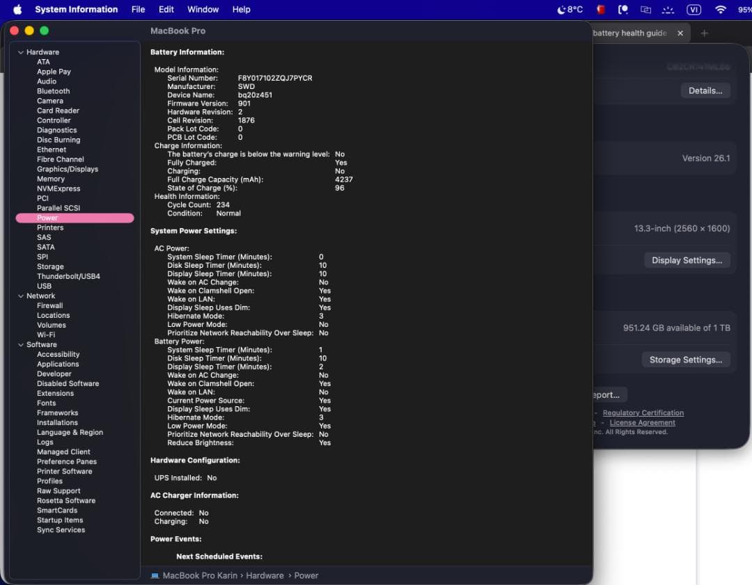 MacBook Pro 13インチ 2020年 Core i7 32GB/1TB