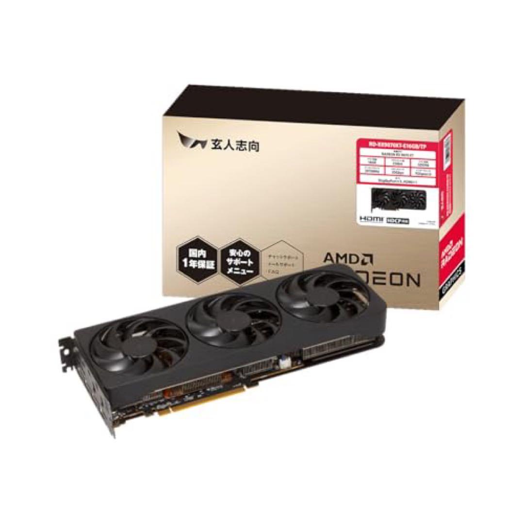AMD RX9070 XT 玄人志向 RD-RX9070XT-E16GB/TP