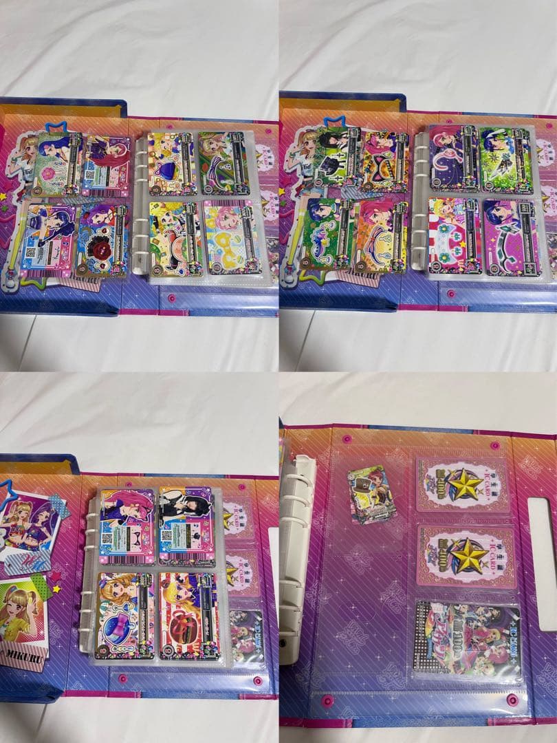 平成 アイカツカード 約130枚まとめ売り ViVid Kissカードバッグ付き