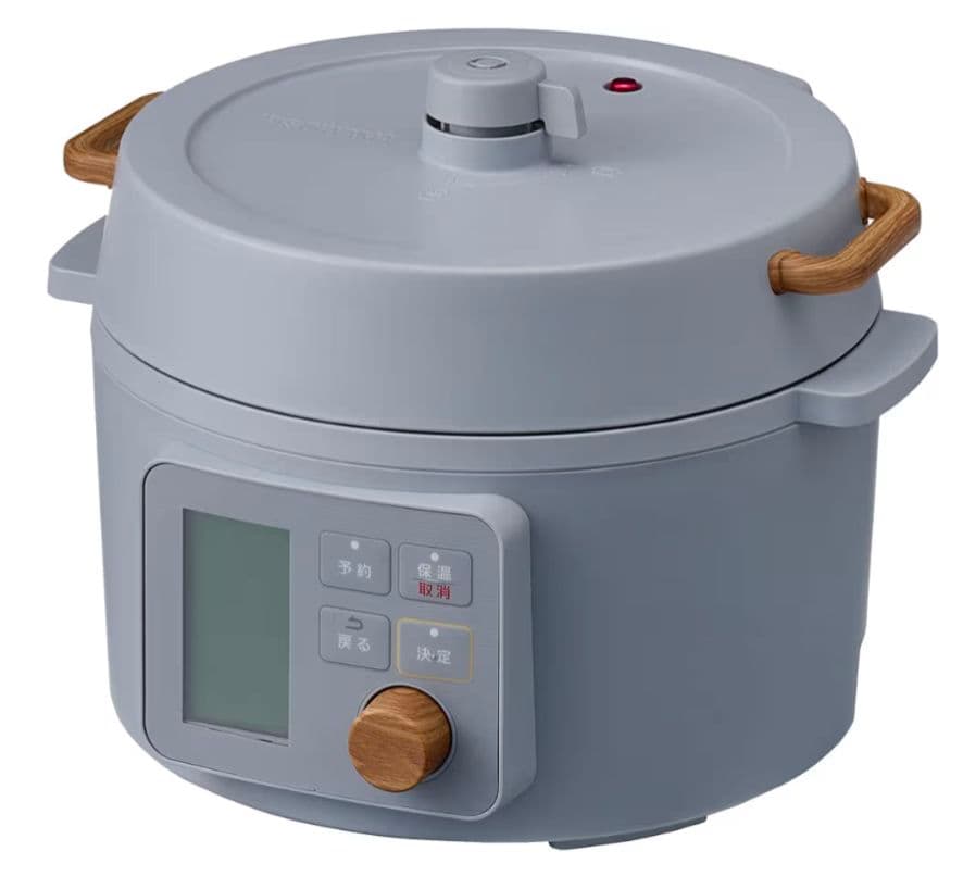 新品未開封 アイリスオーヤマ 電気圧力鍋 圧力鍋 3L　グレー