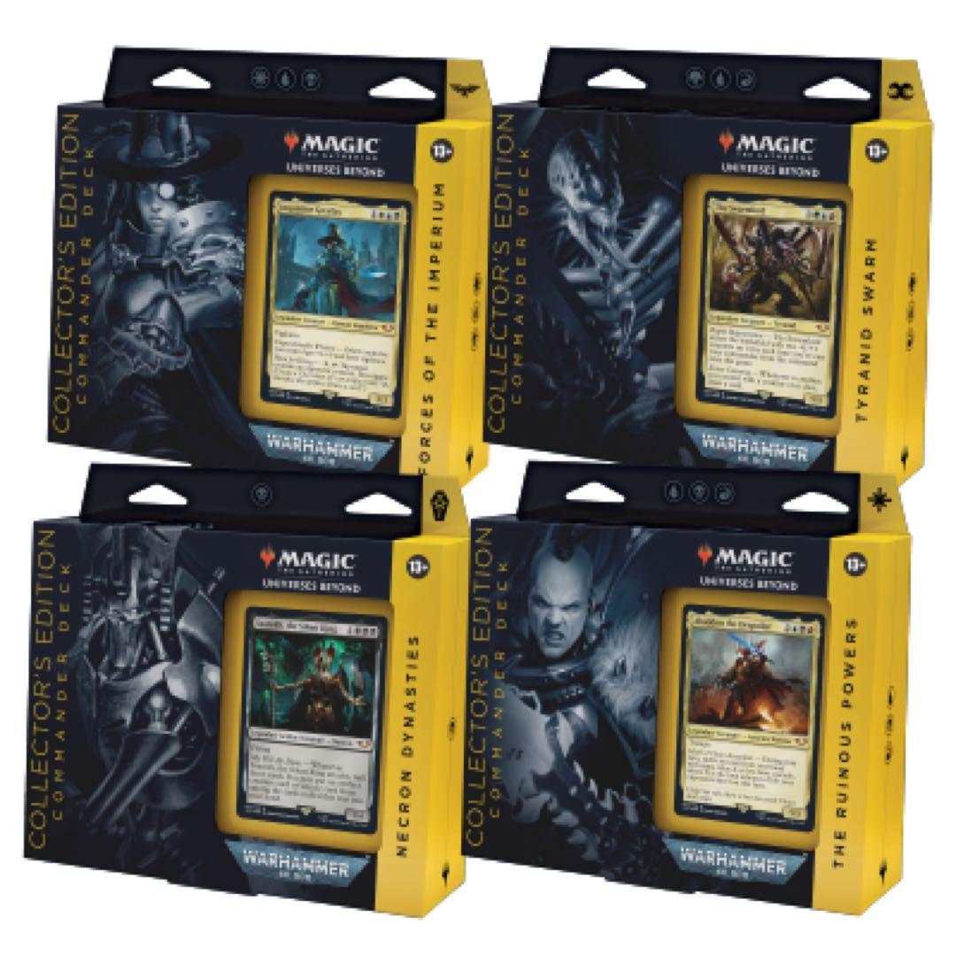 MTG 統率者デッキ ウォーハンマー 英語版 4種セット