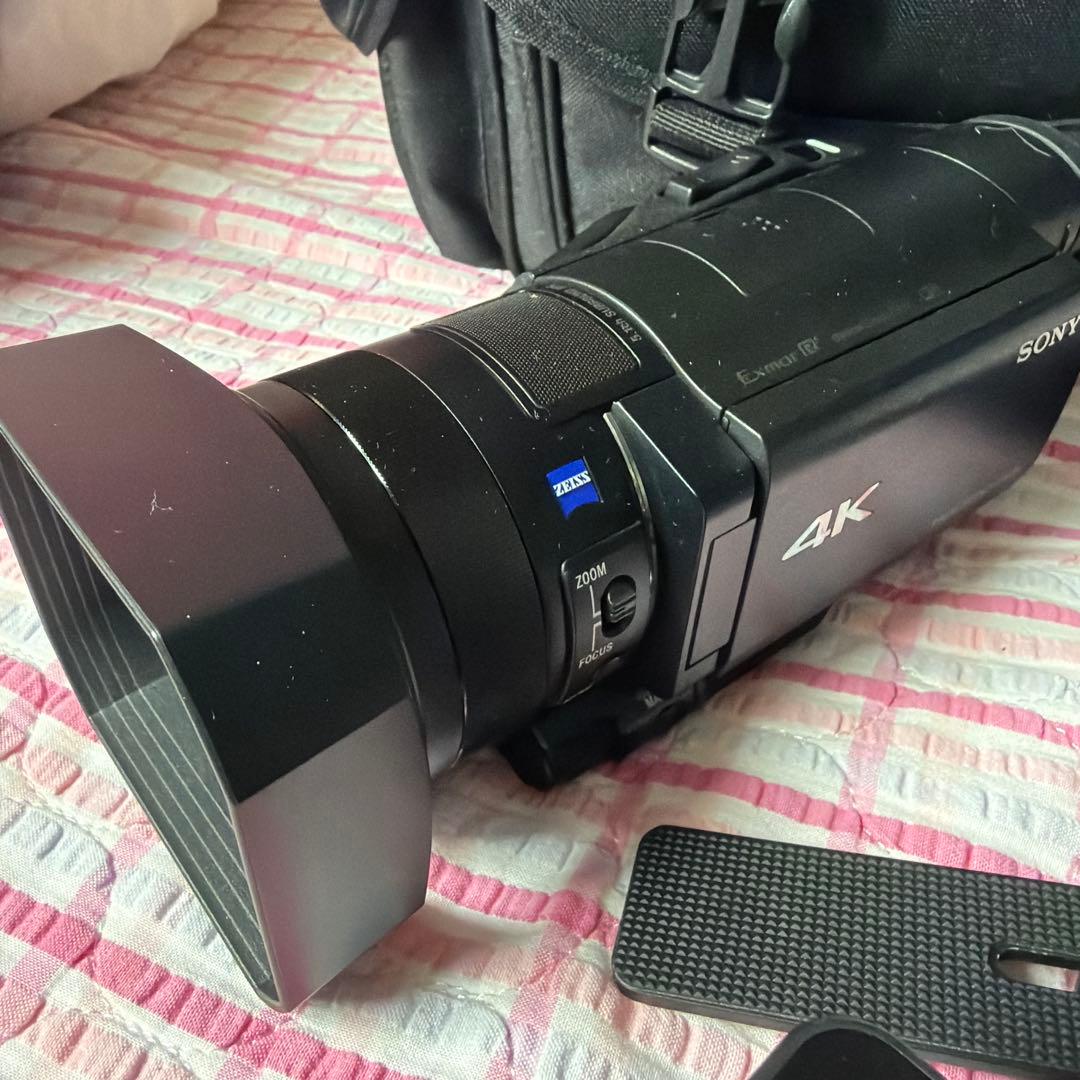Sony 4K ビデオカメラ FDR-AX100