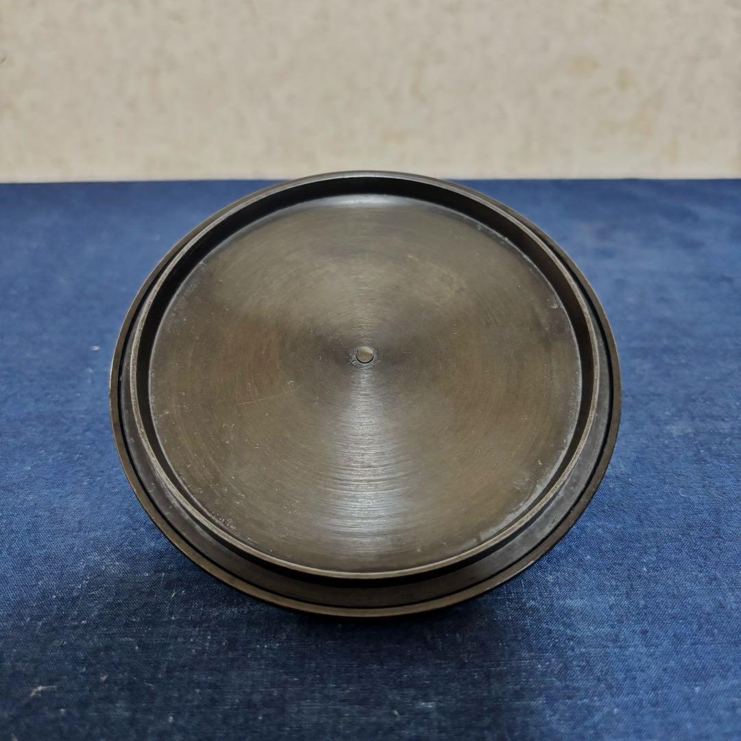 風炉 茶釜 電熱器 唐銅面取風炉 筒釜 野々田製電熱器 敷板 底瓦 茶道具