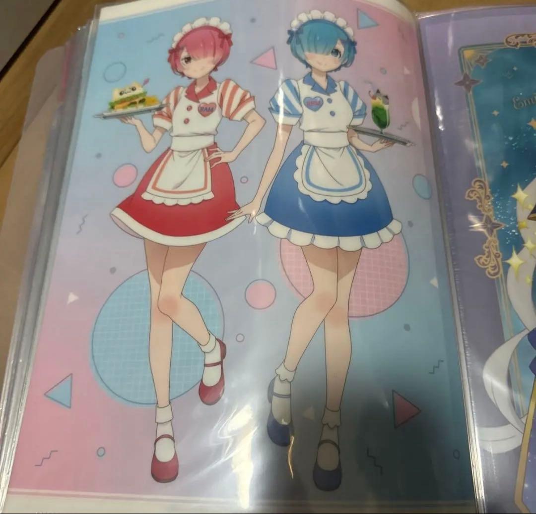 リゼロ　レム　ラム　誕生日　クリアファイルセット